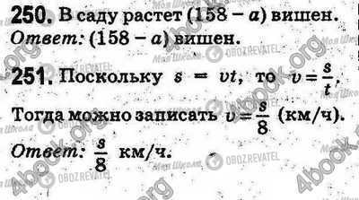 ГДЗ Математика 5 клас сторінка 250-251